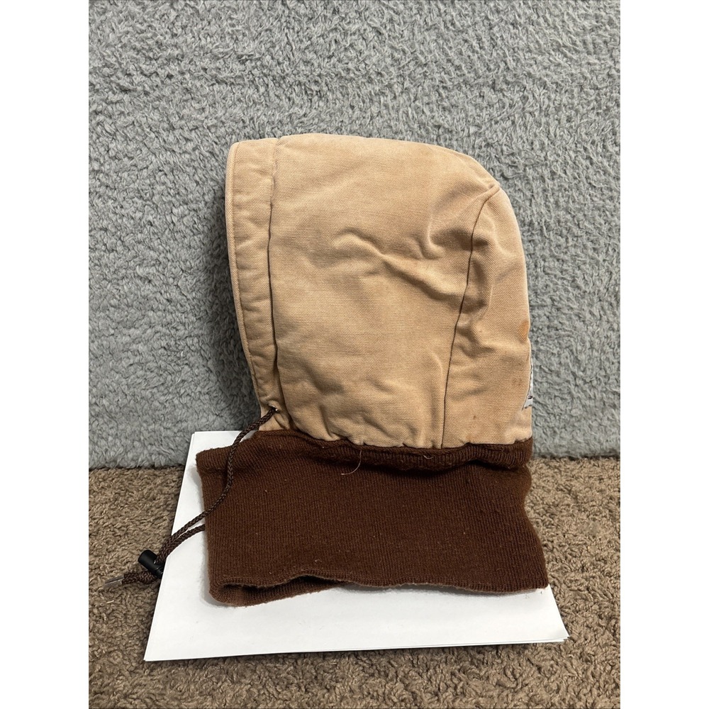 Carhartt Hood Hat Brown Duck Canvas Detachable Drawstring Detroit Jacket Add-On